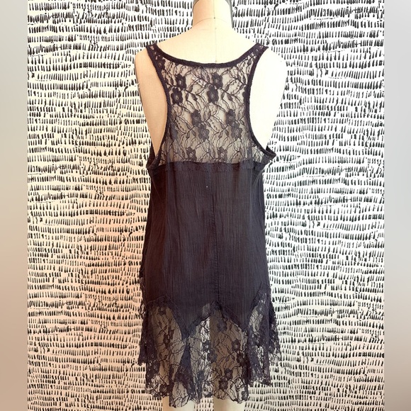 Free People Intimately Size Medium Lace Tank / Slip / Top / Mini Dress -Gorgeous - Picture 4 of 7